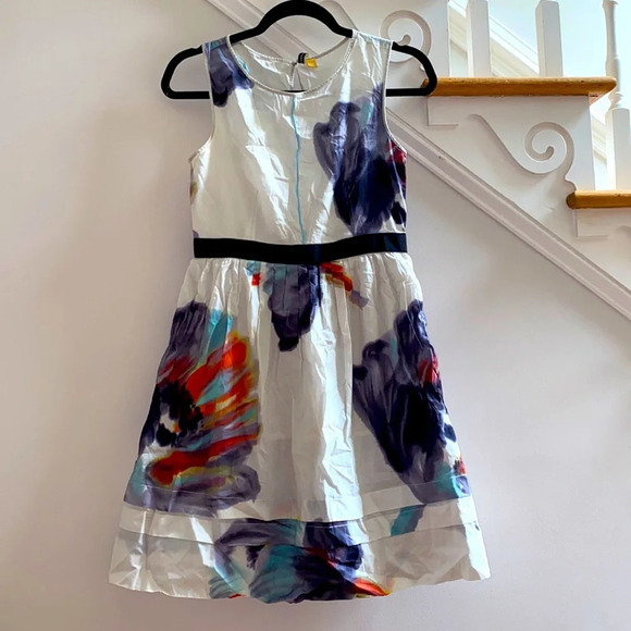 Leifsdottir by Anthropologie Morning Colors Dress In‎ Size 2 Layered Whimsical - Picture 4 of 14